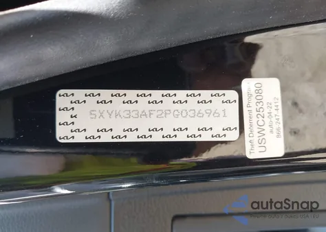 2023 Kia Sportage Ex z USA, uszkodzony, nr VIN 5XYK33AF2PG036961